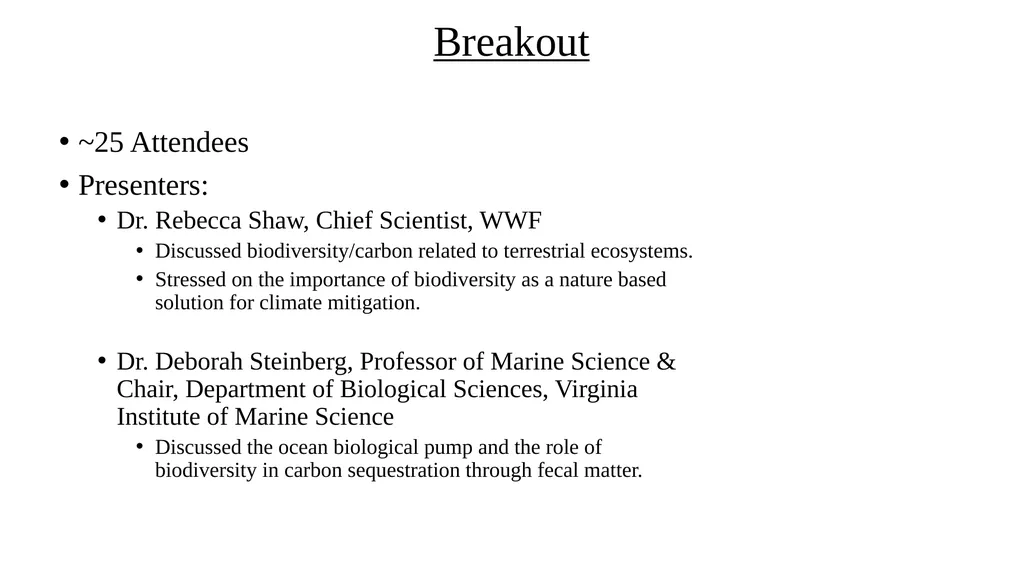 Exploring Linkages Between the Carbon Cycle and - slide 2 of 7