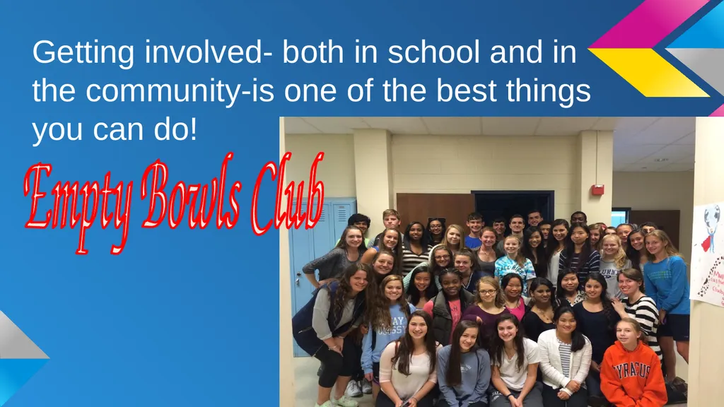 INVOLVEMENT! Getting involved- both in school and - slide 2 of 13