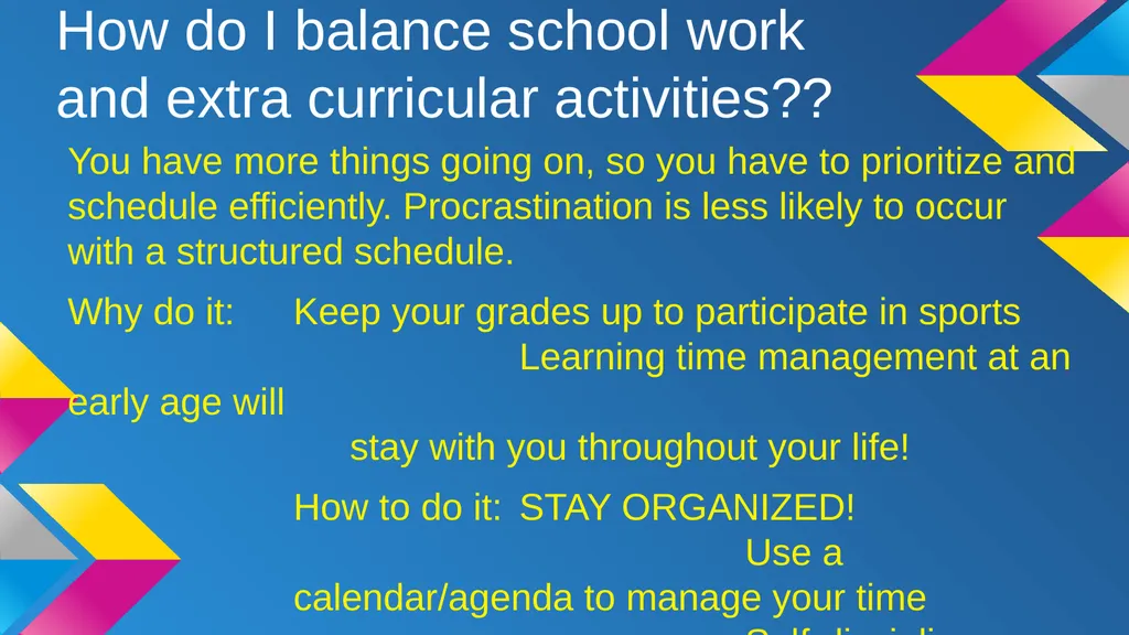 INVOLVEMENT! Getting involved- both in school and - slide 12 of 13