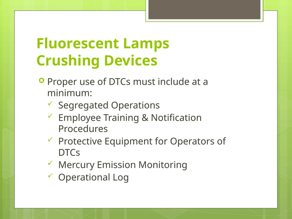 Understanding New Jersey’s Universal Waste Rules - slide 31 of 36