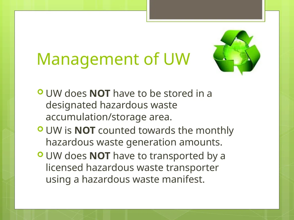 Understanding New Jersey’s Universal Waste Rules - slide 6 of 36