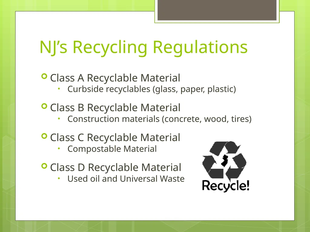 Understanding New Jersey’s Universal Waste Rules - slide 8 of 36