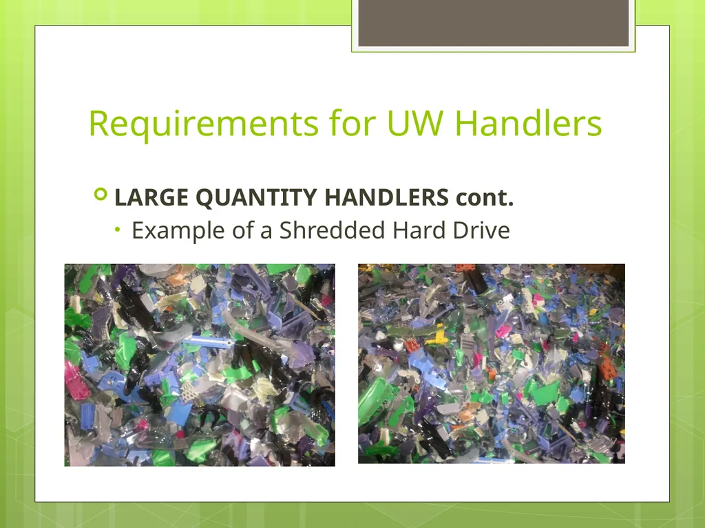 Understanding New Jersey’s Universal Waste Rules - slide 25 of 36