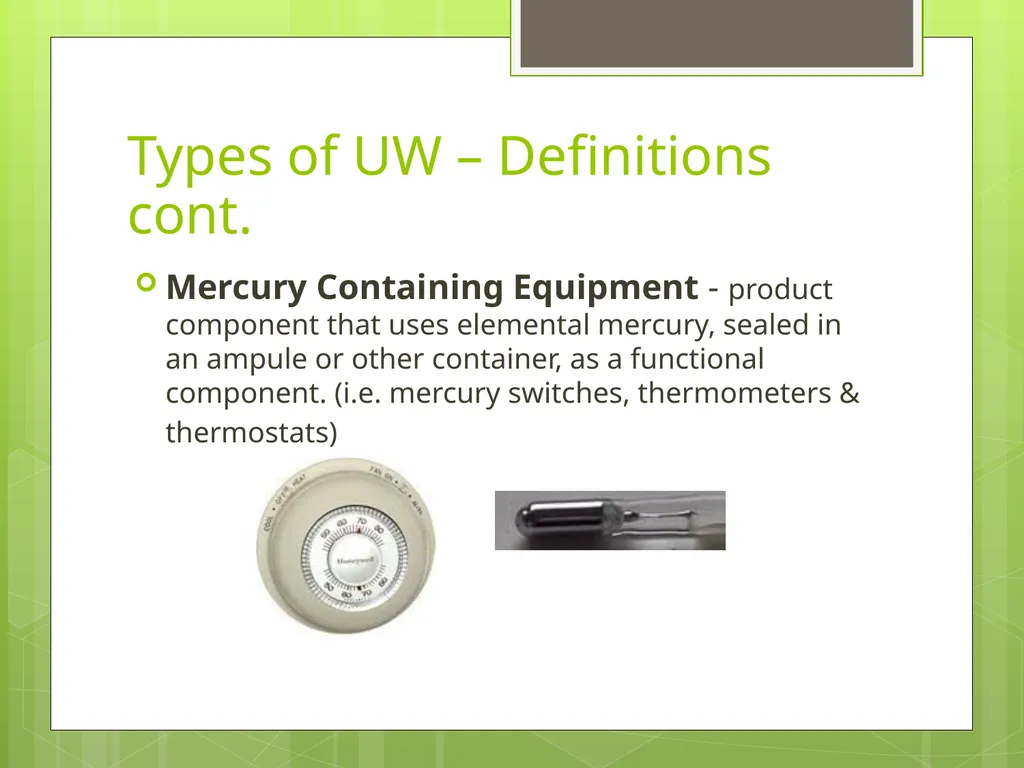Understanding New Jersey’s Universal Waste Rules - slide 10 of 36