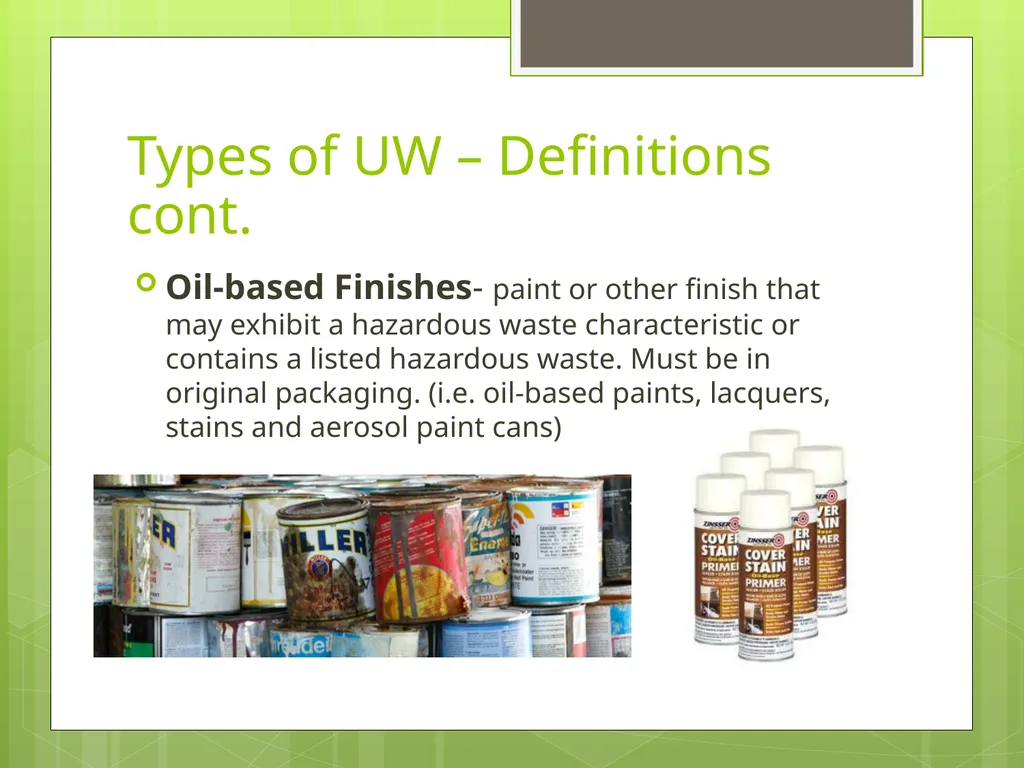 Understanding New Jersey’s Universal Waste Rules - slide 15 of 36