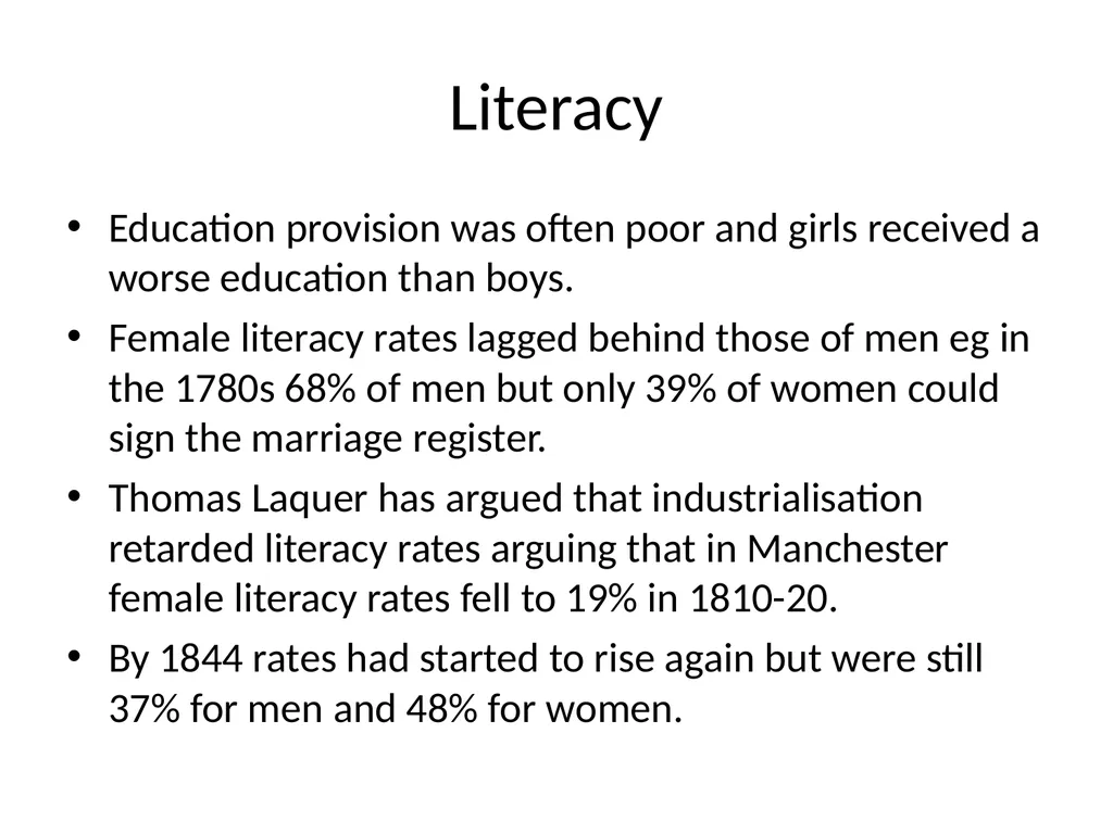 Gender and Education Overview Education provision - slide 15 of 41