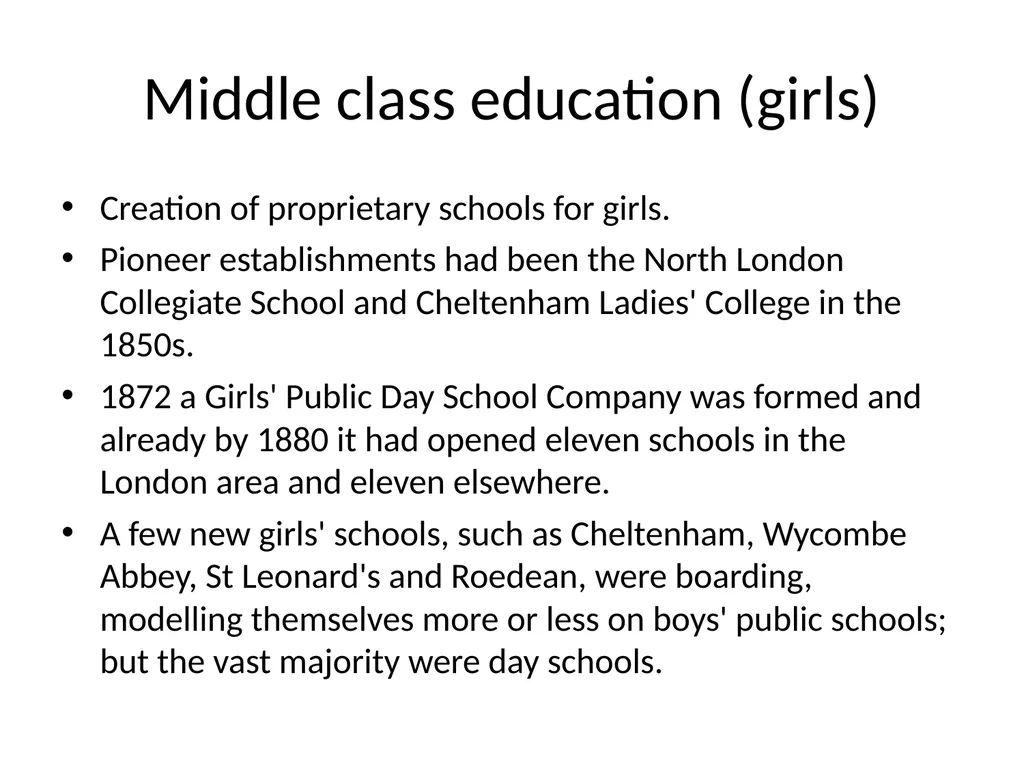 Gender and Education Overview Education provision - slide 24 of 41