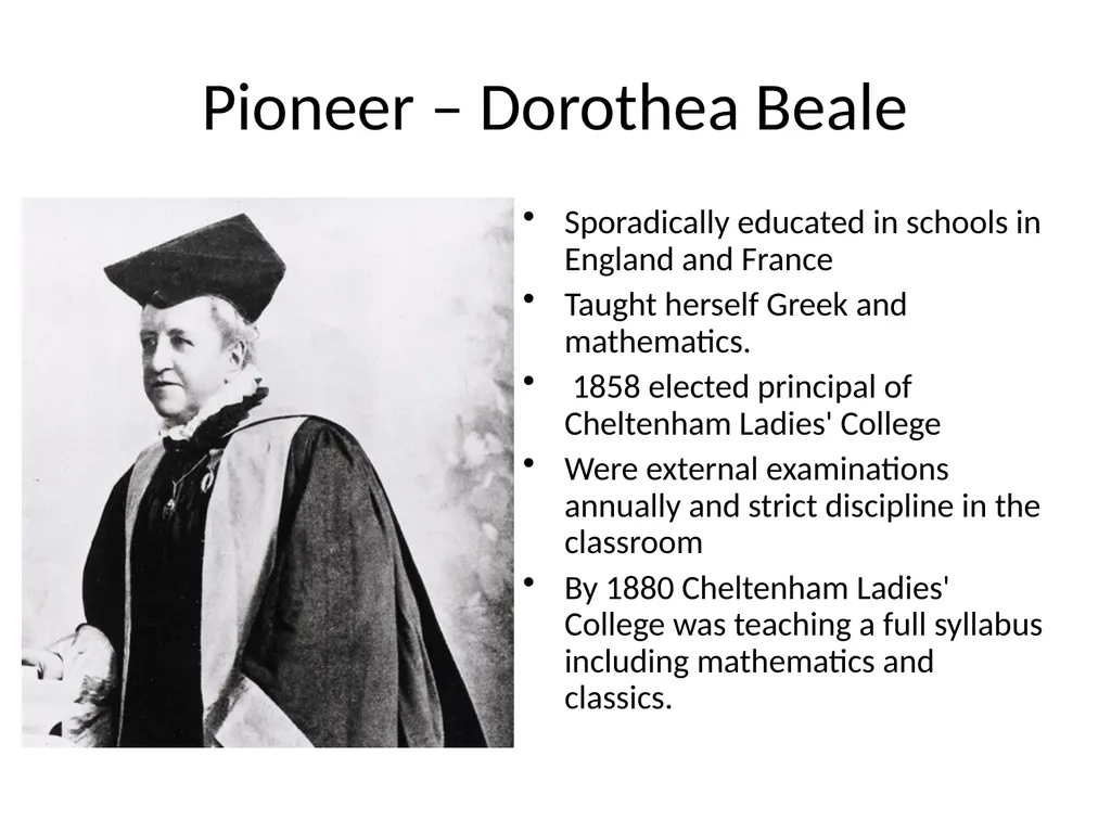 Gender and Education Overview Education provision - slide 27 of 41