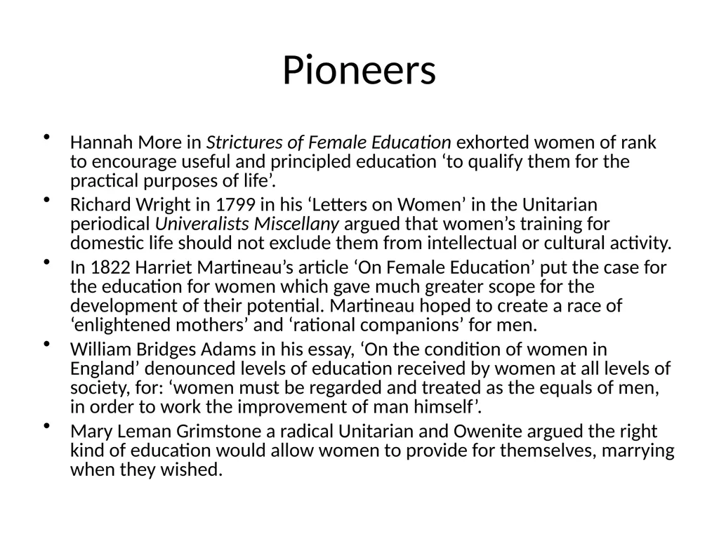 Gender and Education Overview Education provision - slide 8 of 41