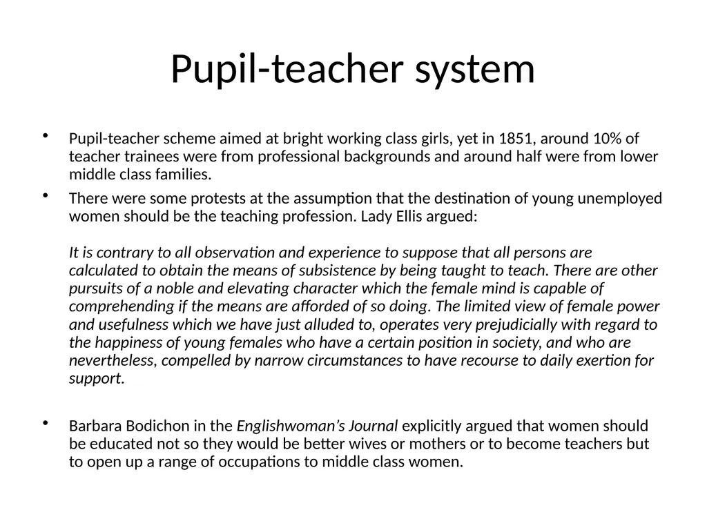 Gender and Education Overview Education provision - slide 13 of 41