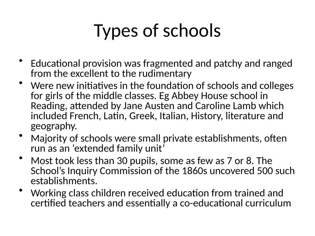 Gender and Education Overview Education provision - slide 14 of 41