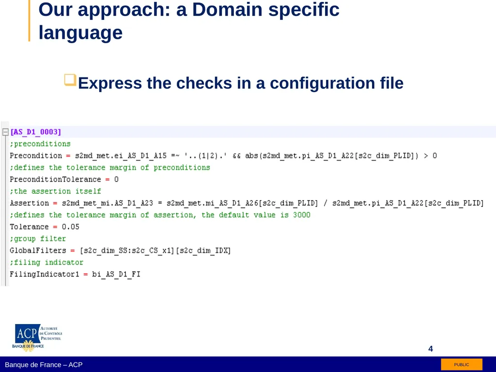 Birelle and BCDL XBRL assertion generation Régis - slide 4 of 14