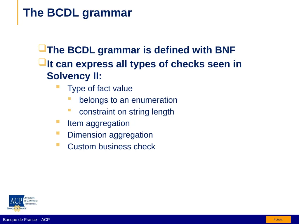 Birelle and BCDL XBRL assertion generation Régis - slide 6 of 14