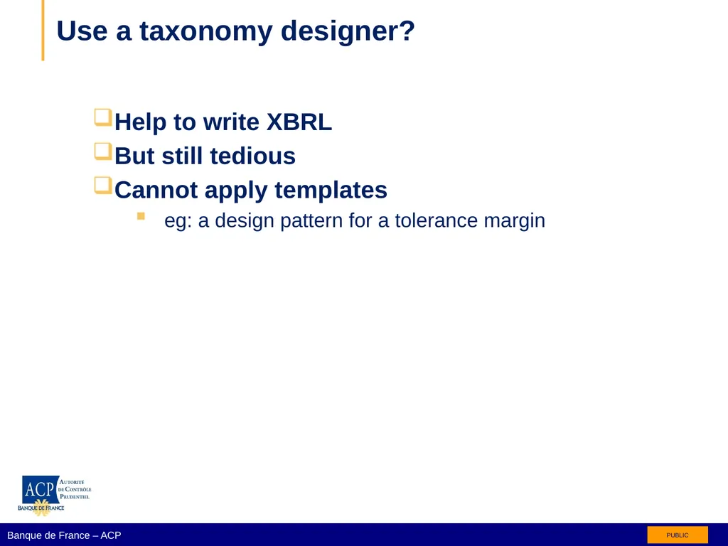 Birelle and BCDL XBRL assertion generation Régis - slide 3 of 14