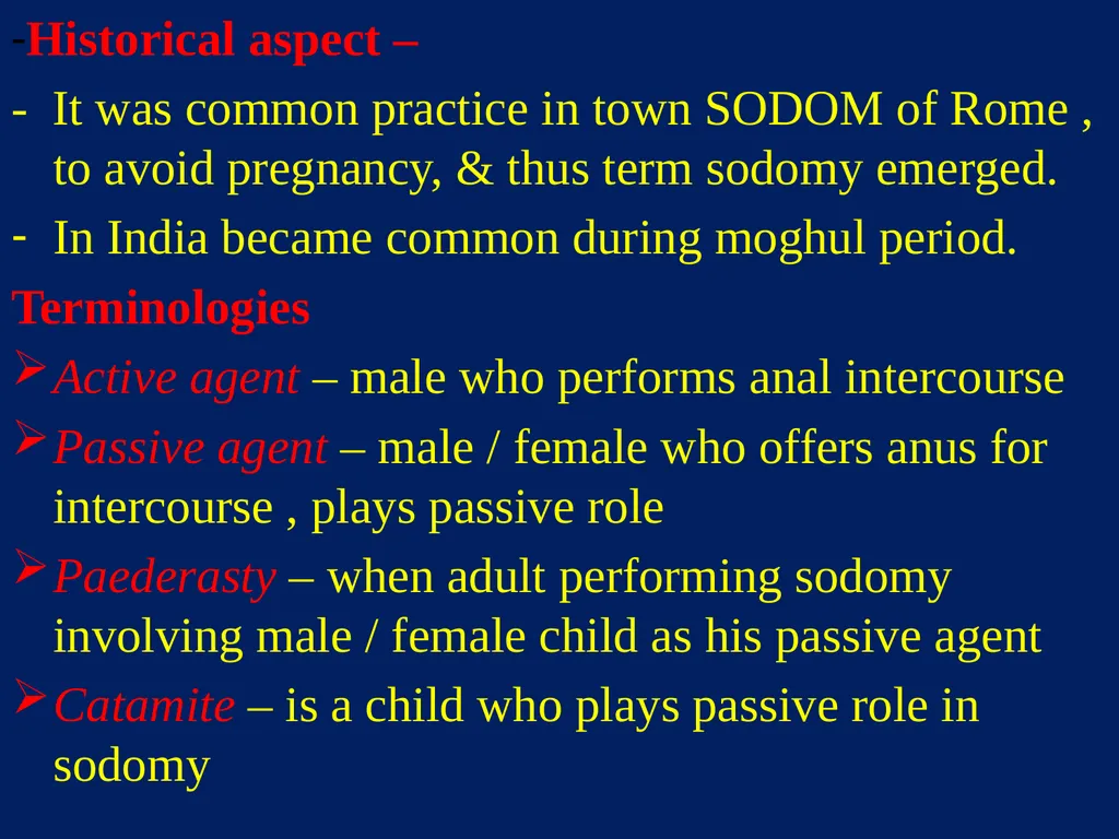 Sexual Offences BY Dr.Ganesh Govekar Sexual - slide 32 of 73