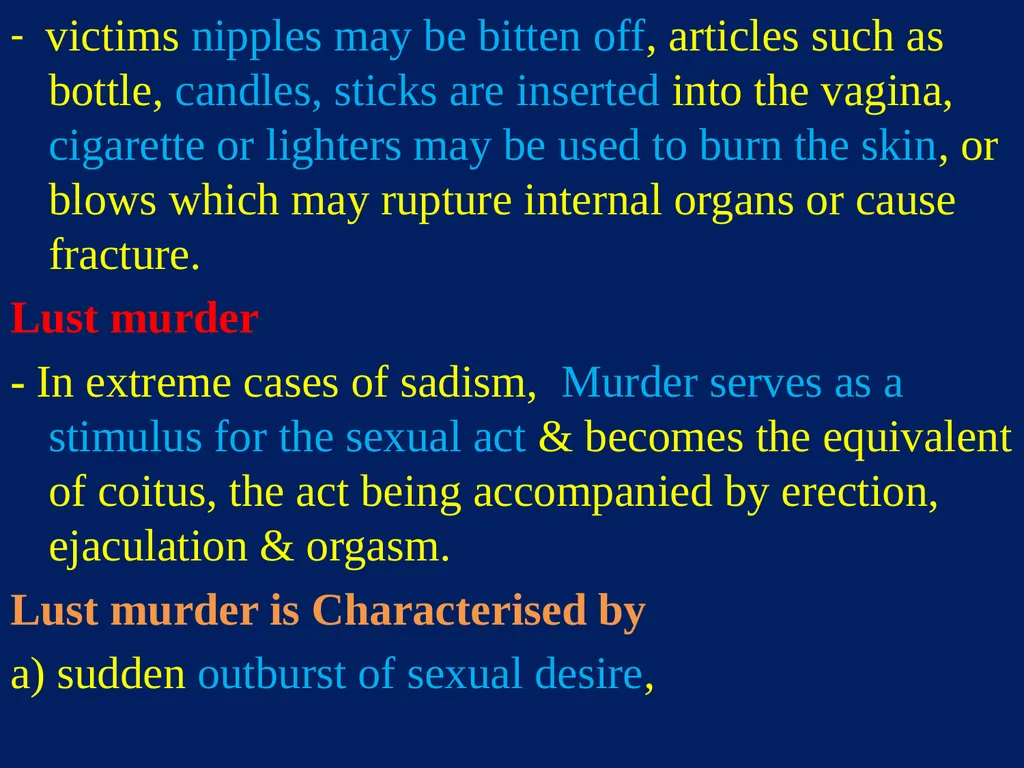Sexual Offences BY Dr.Ganesh Govekar Sexual - slide 58 of 73