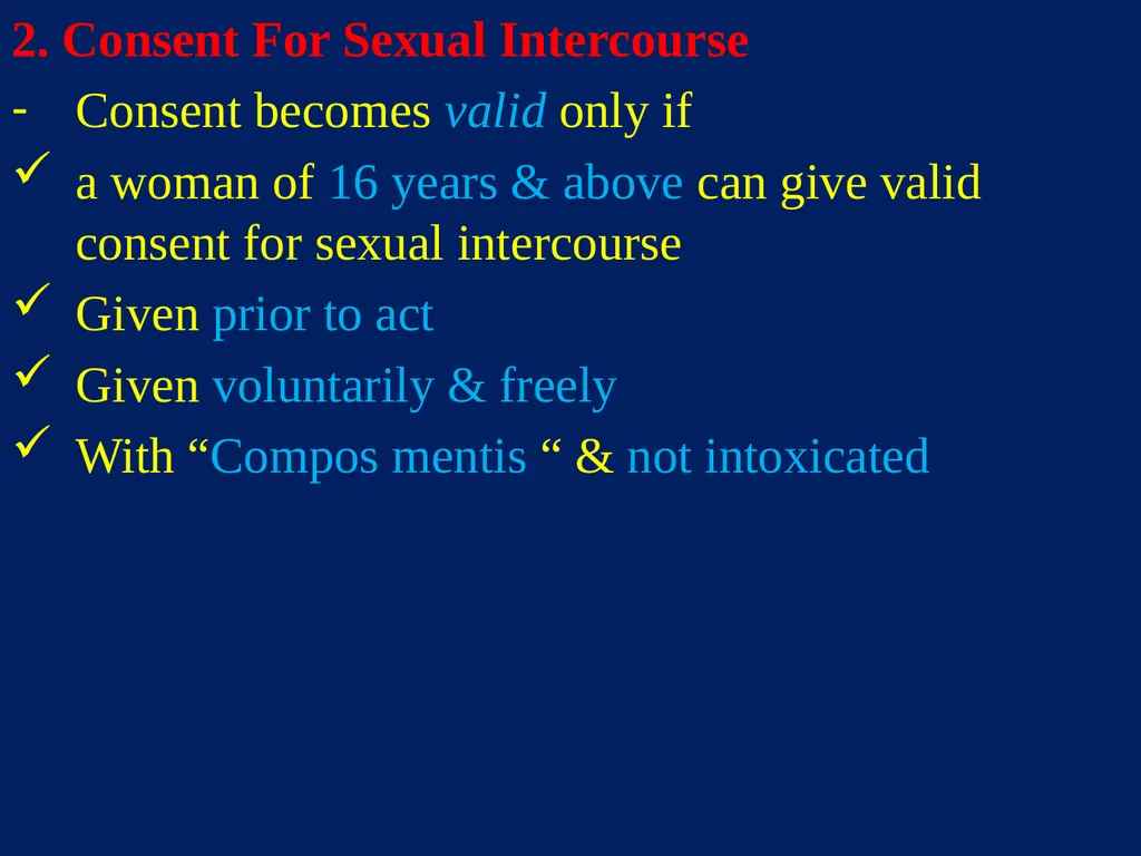 Sexual Offences BY Dr.Ganesh Govekar Sexual - slide 12 of 73