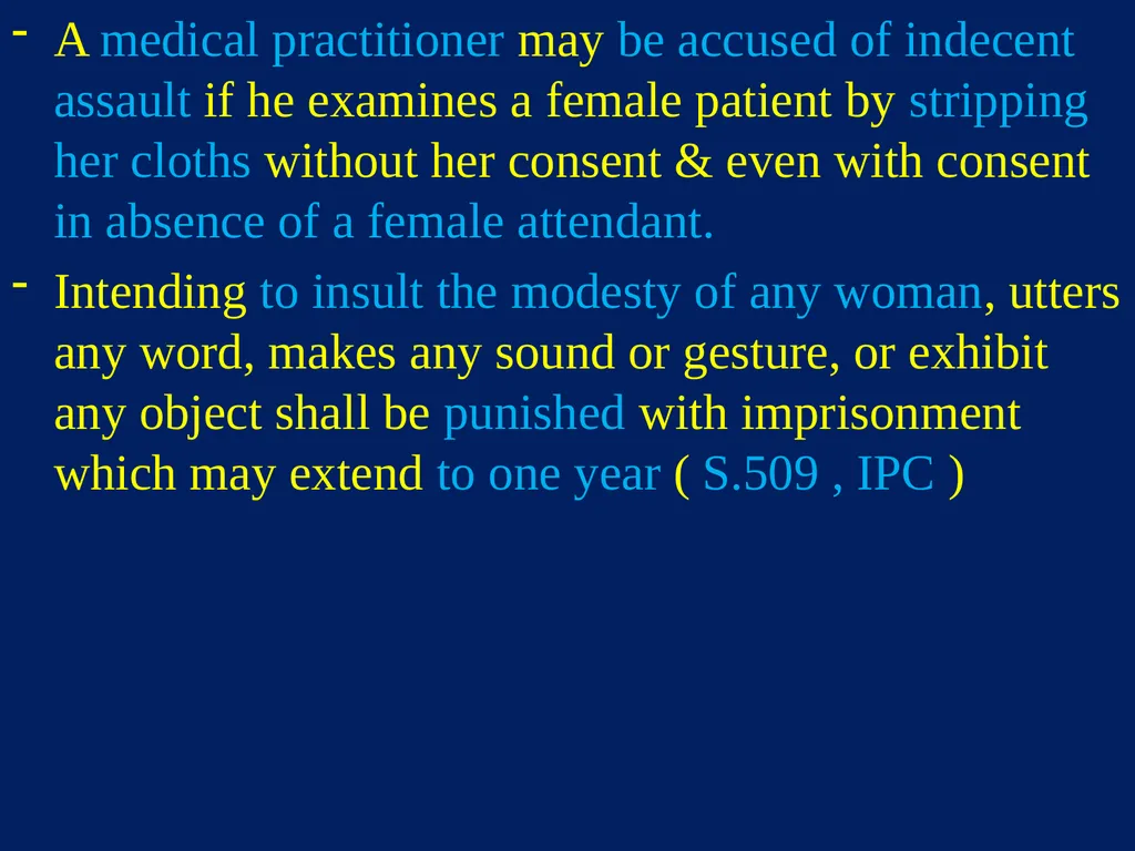 Sexual Offences BY Dr.Ganesh Govekar Sexual - slide 73 of 73