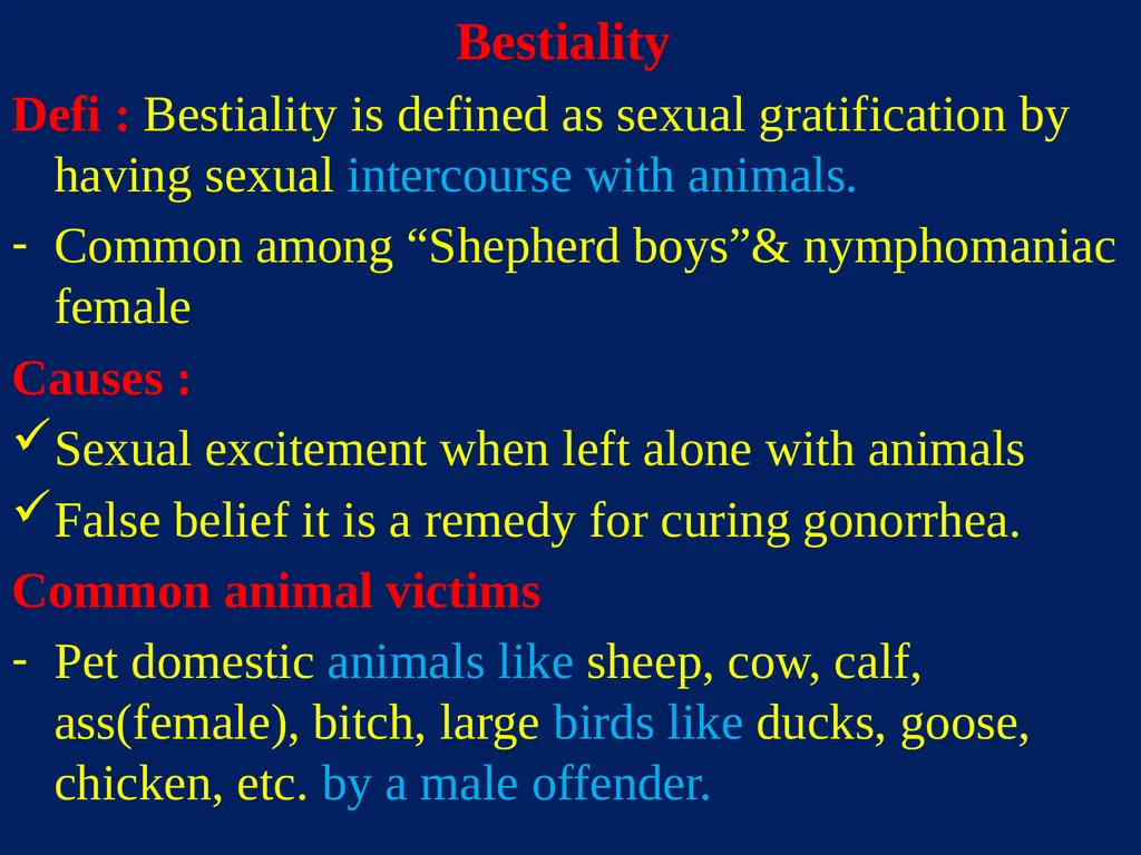 Sexual Offences BY Dr.Ganesh Govekar Sexual - slide 52 of 73