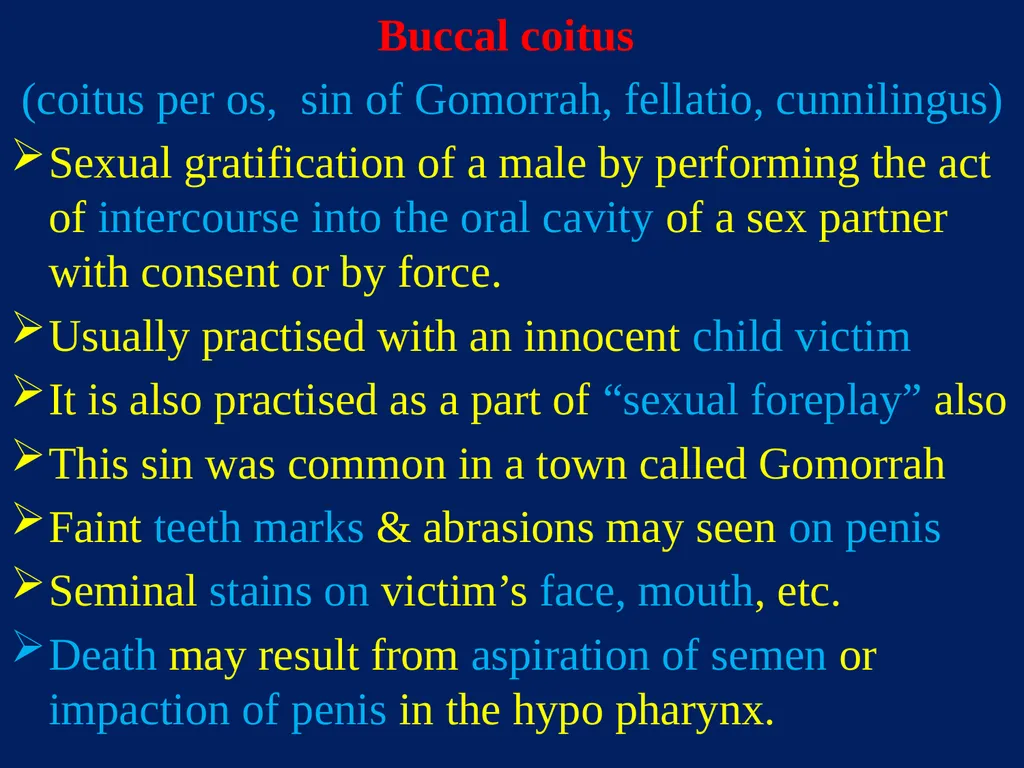 Sexual Offences BY Dr.Ganesh Govekar Sexual - slide 50 of 73