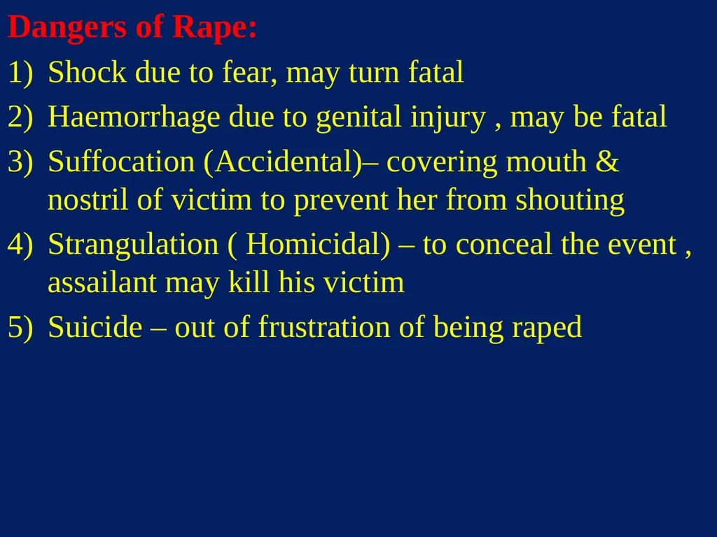 Sexual Offences BY Dr.Ganesh Govekar Sexual - slide 17 of 73
