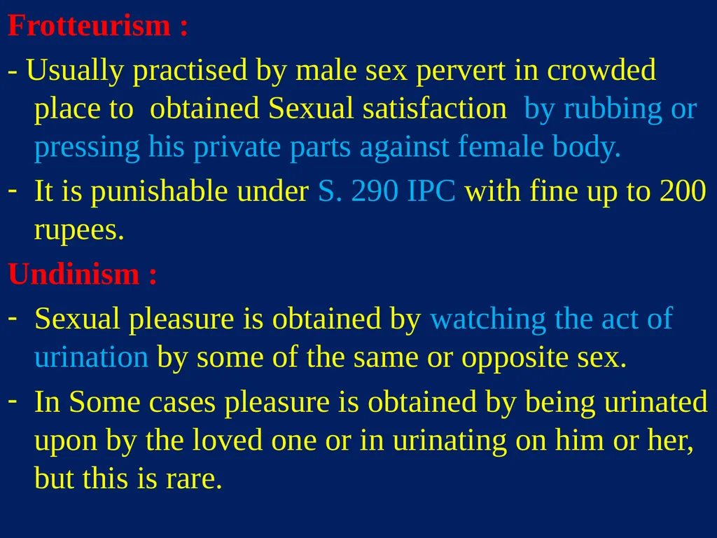 Sexual Offences BY Dr.Ganesh Govekar Sexual - slide 70 of 73