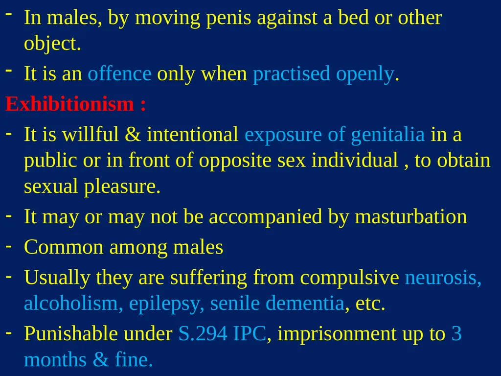 Sexual Offences BY Dr.Ganesh Govekar Sexual - slide 67 of 73