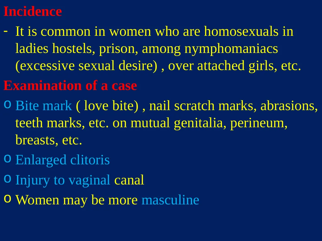 Sexual Offences BY Dr.Ganesh Govekar Sexual - slide 48 of 73