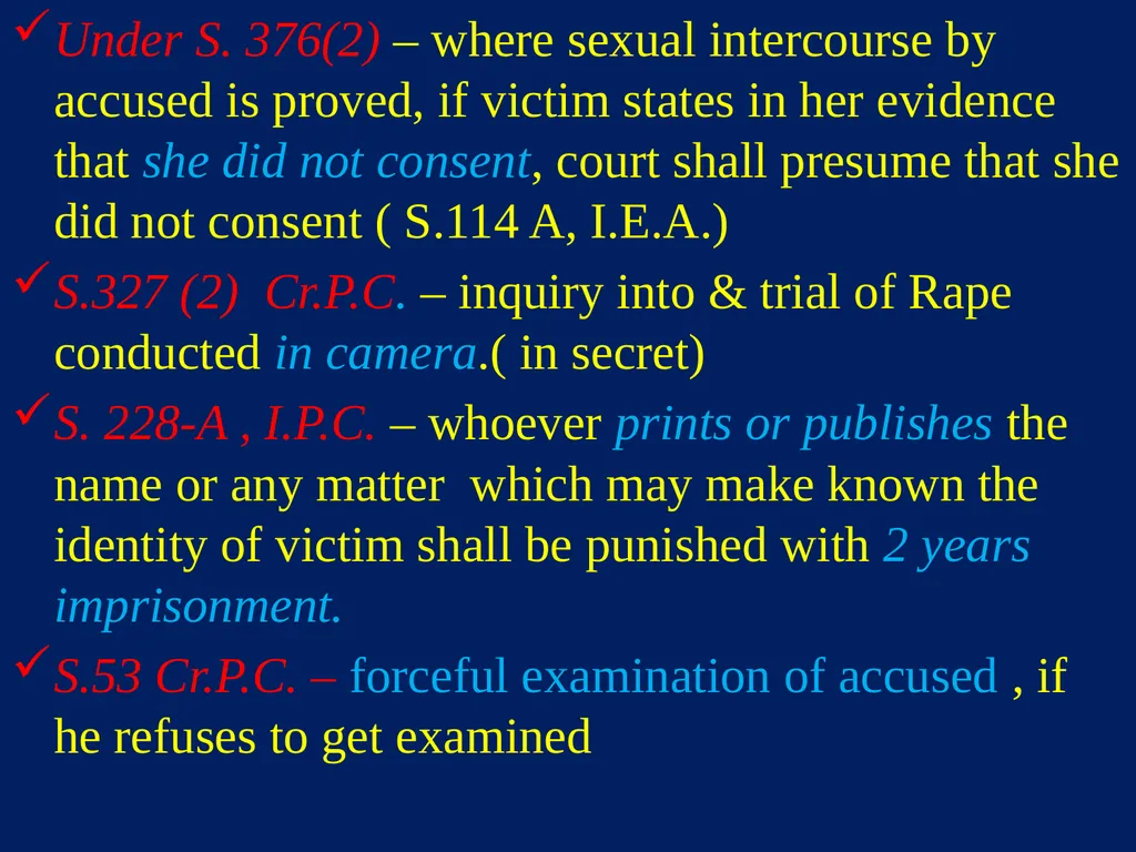 Sexual Offences BY Dr.Ganesh Govekar Sexual - slide 9 of 73
