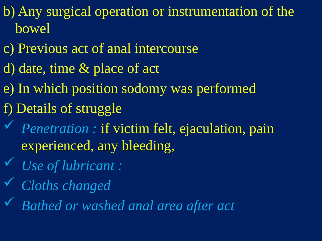Sexual Offences BY Dr.Ganesh Govekar Sexual - slide 36 of 73