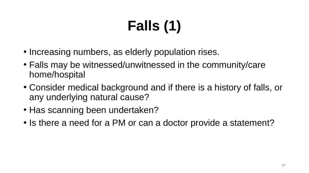The Role of the Coroner and the Inquest Process - slide 19 of 29