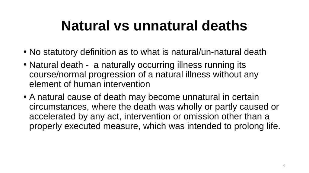 The Role of the Coroner and the Inquest Process - slide 6 of 29