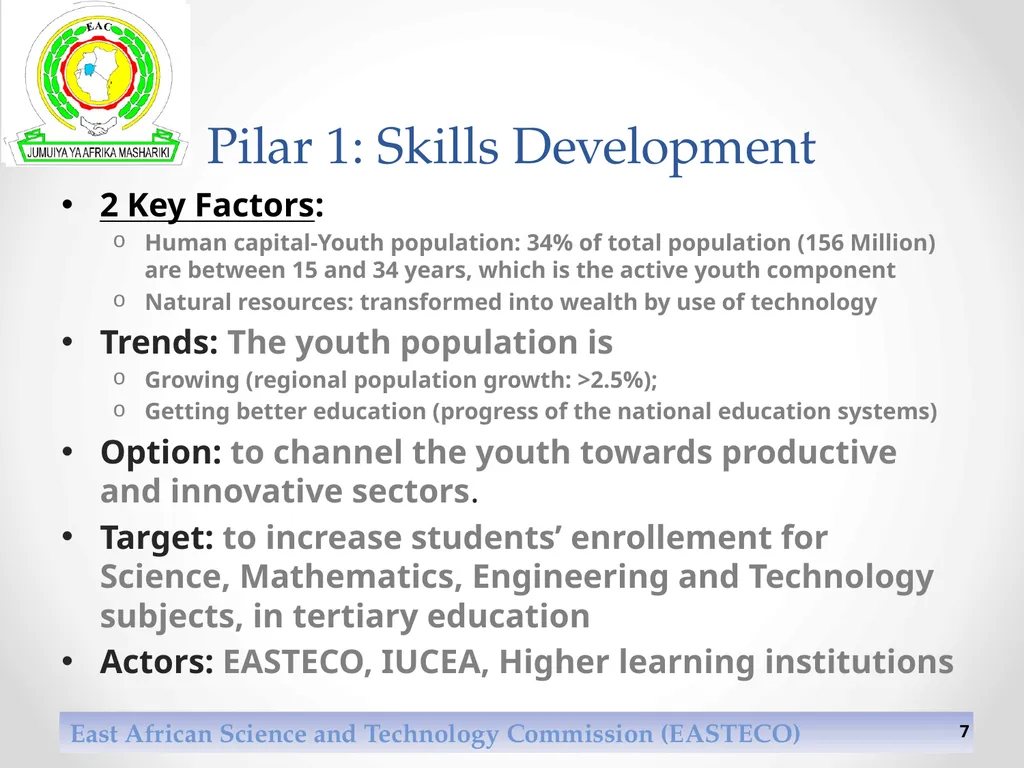 East African Science and Technology Commission - slide 7 of 11