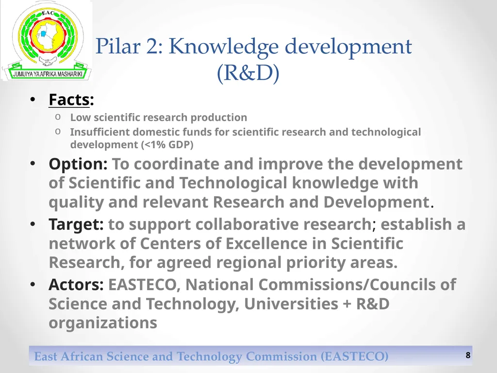 East African Science and Technology Commission - slide 8 of 11