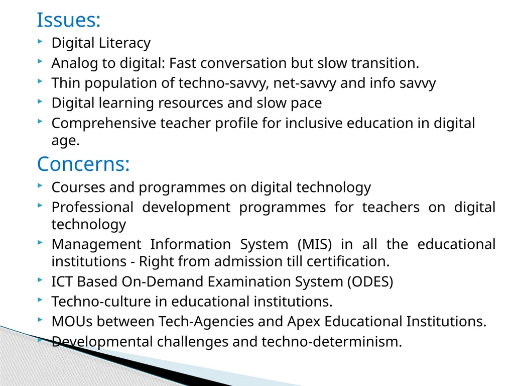 Digital Literacy for Youth and Adults (Issues, - slide 2 of 10