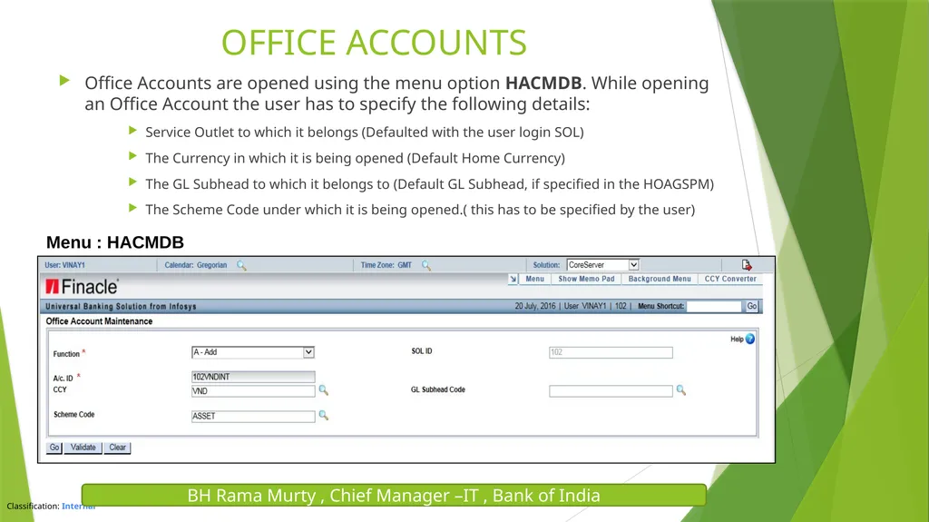 FINACLE & CORE BANKING SOLUTION BH RAMA MURTY , - slide 14 of 26