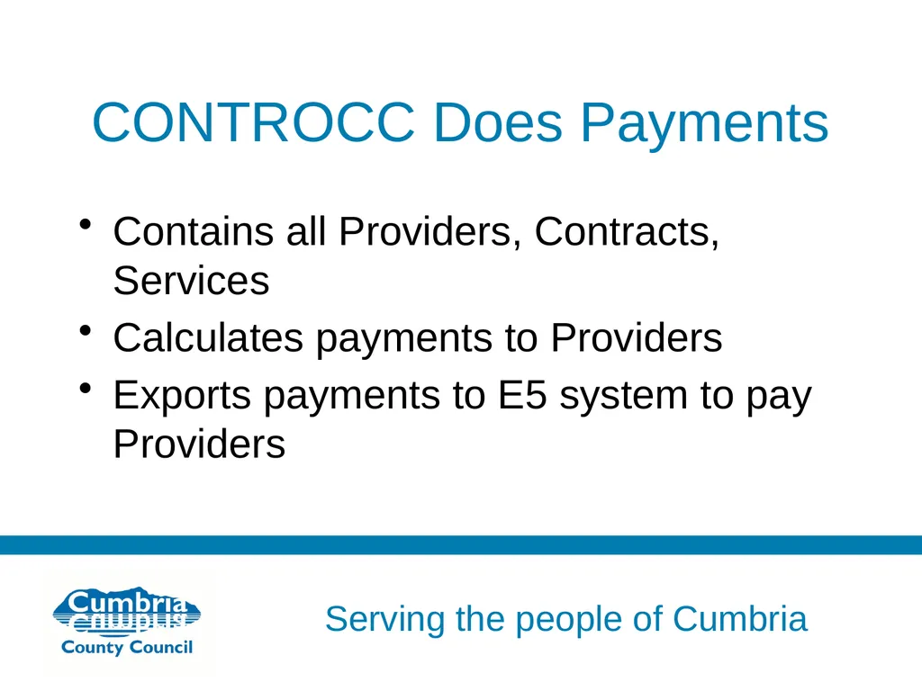 What is CONTROCC? What Is CONTROCC? It is the new - slide 4 of 11