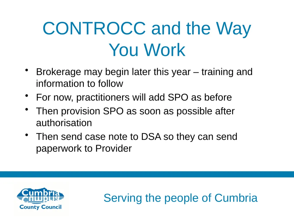 What is CONTROCC? What Is CONTROCC? It is the new - slide 10 of 11