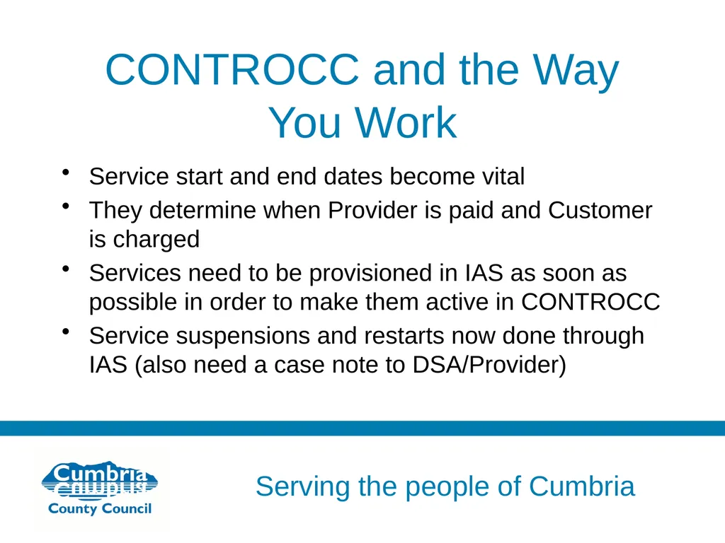 What is CONTROCC? What Is CONTROCC? It is the new - slide 7 of 11