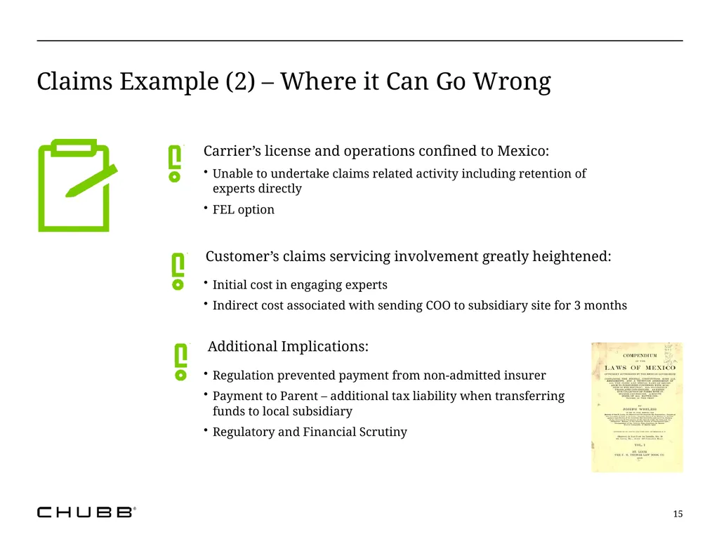 The Reality of Multinational Insurance Programs: - slide 15 of 21