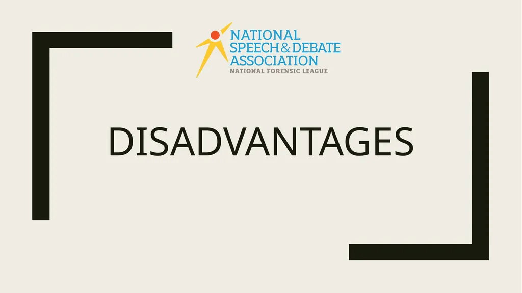 Disadvantages Brain Storm! Why is this a bad - slide 1 of 13
