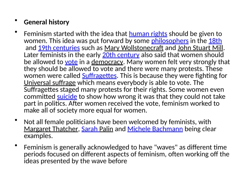 FEMINISM Feminism is a social, political, and - slide 3 of 16