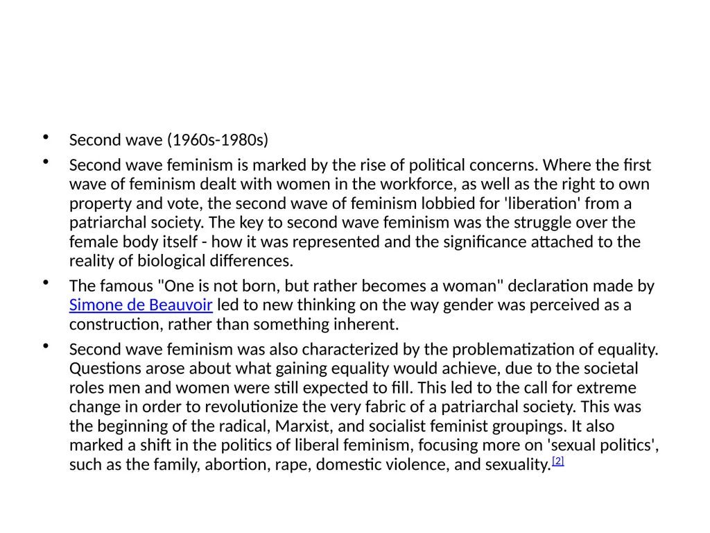 FEMINISM Feminism is a social, political, and - slide 6 of 16