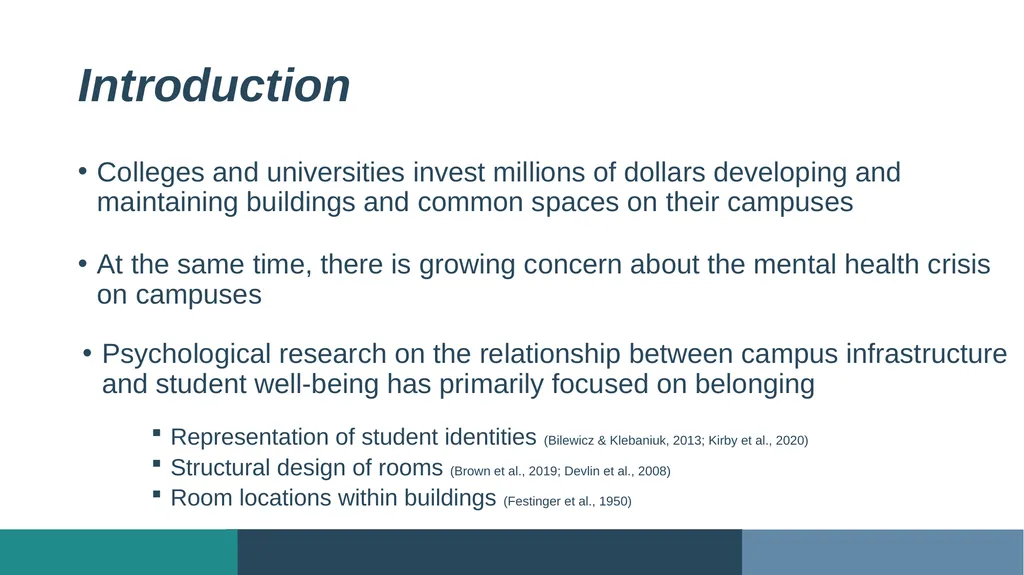 Exploring Student Residence Hall Ambiance: - slide 4 of 18