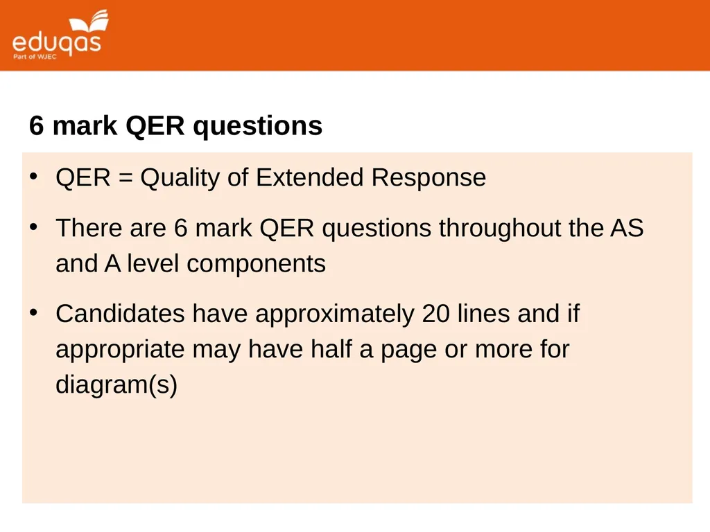 Creating your own 6 mark QER questions Dave Turner - slide 2 of 19