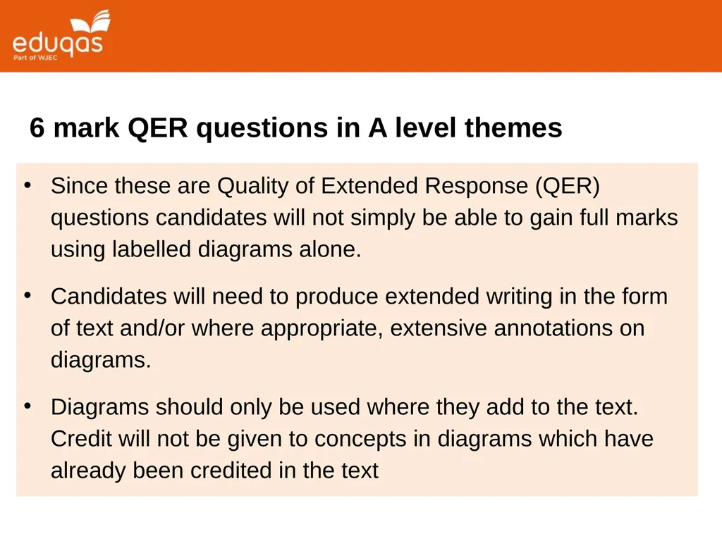 Creating your own 6 mark QER questions Dave Turner - slide 4 of 19