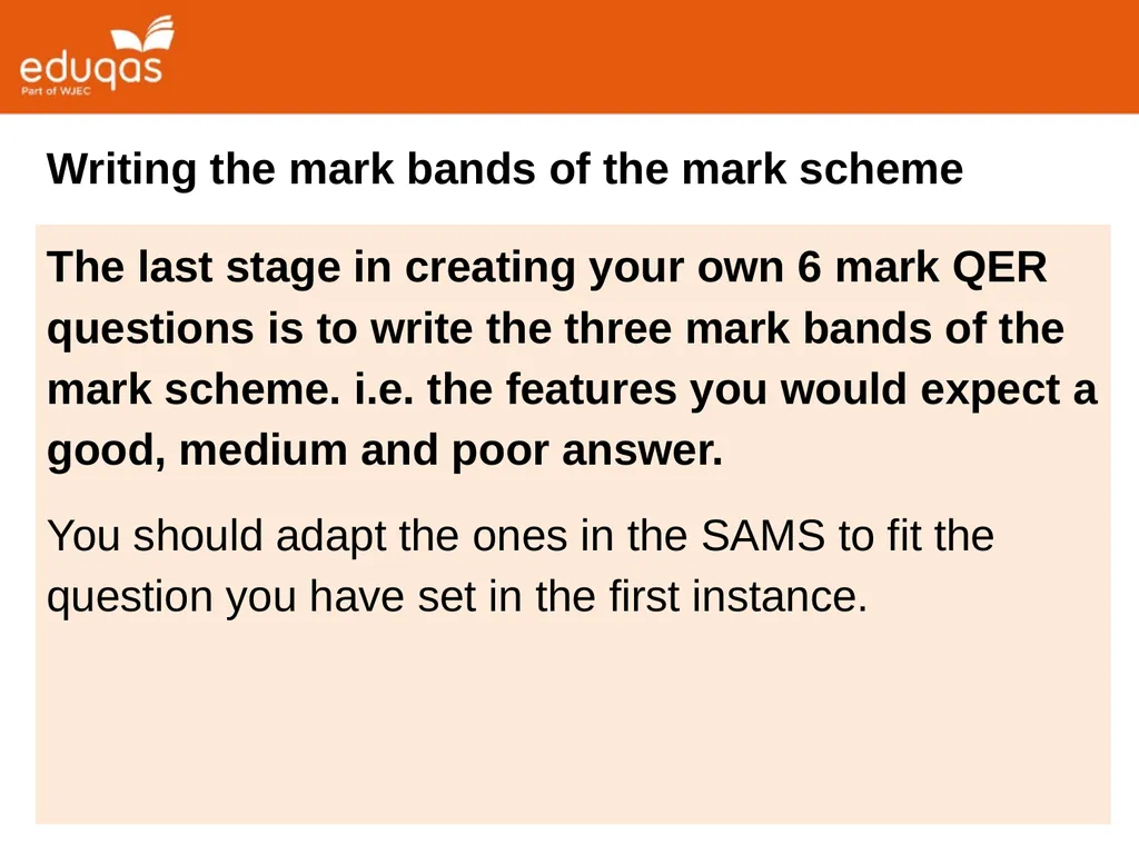 Creating your own 6 mark QER questions Dave Turner - slide 13 of 19