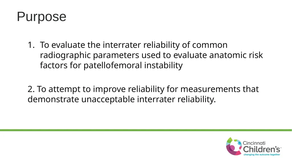 Many Radiologic Indices for Patellofemoral - slide 4 of 12