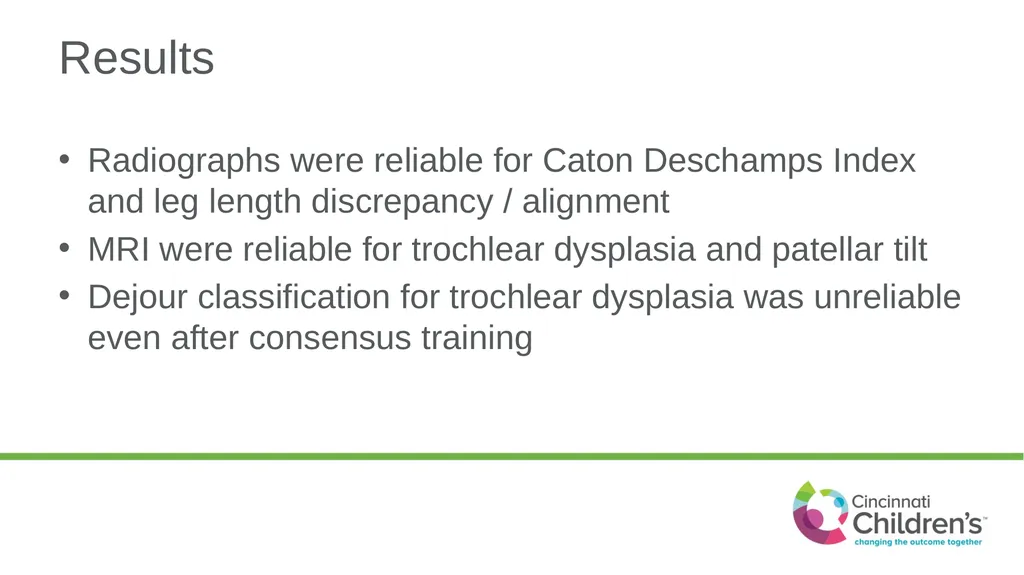 Many Radiologic Indices for Patellofemoral - slide 10 of 12