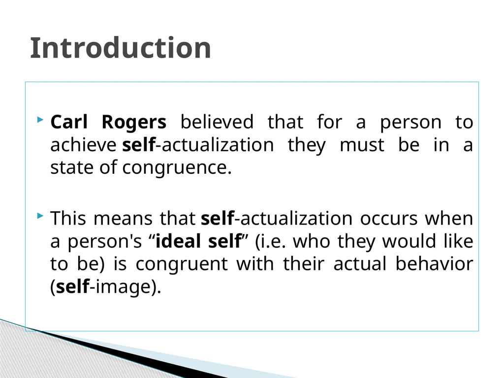 Difference Between; Real Self and Ideal Self Mr. - slide 3 of 11